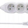 P0312 przedłużacz elektryczny z uziemieniem, 3 gniazdka, 2m