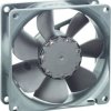 DC axial fan, 12 V, 80 x 80 x 25 mm, 79 m³/h, 37 dB, ball bearing, ebm-papst 8412 NGH