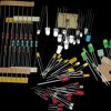 S093 Assortment, LED and resistors, 70 pieces