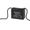 Kondensator; silnikowy (rozruchowy); TS11-7 450VAC 7uF; 7uF; 450V AC; 23x35x47mm; z przewodami; Suntan; RoHS