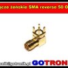Złącze żeńskie SMA reverse 50 Ohm do druku