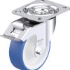 Blickle 948057 L-POTHS 100XR-FI Rolka obrotowa z blachy stalowej Średnica koła: 100 mm Maksymalne obciążenie: 200 kg 1 s