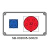 Rozdzielnica 5x32A 3x16A INA=32A IP54 SB-002005-S0020-54