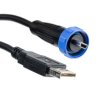 Kabel USB Złącze A Mini USB B Złącze B USB A dł. 2m Przewód USB USB 2.0 kolor: Czarny