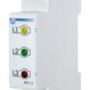 lampka modułowa 3-fazowa żółta/czerwona/zielona LED 230V PH-12