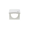 OUTLET FRAME 1-GANG HINGED IP44 WHT