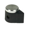 Gałka na potencjometr - TRD 13mm czarno-srebrna