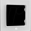 WF1 WHITE Shelly wall pushbutton frame, white, 1-fold