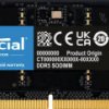 Crucial CT64G56C46S5 Pamięć robocza do PC - moduł DDR5 64 GB 1 x 64 GB na ECC 2800 MHz 262pin SO-DIMM CL46 46-45-45 CT64