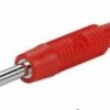BAN20HIR-W-R Wtyk bananowy lutowany na kabel - standard 2.0mm czerwony - Hirschmann