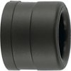 Lock cap, halogen free, (L) 19 mm, head Ø 18.2 mm, mounting Ø 10.5 mm, PA, black, for plastic hoses, 166-50800
