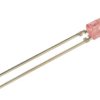 Dioda LED; L333; 3mm; czerwony; Światłość: 10mcd; 70°; czerwona; przezroczysta; 2,2V; 15mA; trójkątna; płaskie czoło; przewlekan
