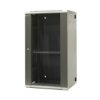 Szafa Wisząca Dzielona 19 22U, Drzwi Blacha/Szkło, Ściągane Osłony Boczne Z...