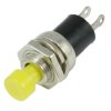 Yellow Mini Off(On) Momentary Switch SPST
