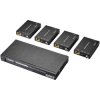 SpeaKa Professional SP-9477144 HDMI Extender via RJ45 1x4 Splitter 4K 50m Set