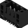 Pin header, 3 pole, pitch 3.5 mm, straight, black, 1616150000