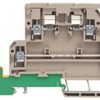Fuse terminal block, 3 pole, 0.5-4.0 mm², 250 V, 6.3 A, 9532450000