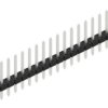 Pin header, 20 pole, pitch 2 mm, straight, black, 10062194