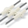 Connecting element, 3 pole, 4 mm, 28 mm for connection terminal, 2060-953/028-004