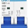 Wyłącznik automatyczny Chint NB1-63 2P C20 6kA DB 179660, 2 styki, 240 V, 415 V, 20 A