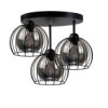 Lampa Sufitowa Loftowa Nowoczesna 3Xe27 Solo Black