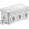 Puszka naścienna NS8 45x85x40 mm bezhalogenowa samogasnąca UV IP54 Fastbox&Hook szara IP54 35357102 SIMET