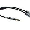 Przejście rozdzielacz Jack wtyk 3,5mm st - 2x jack gniazdo 3,5mm st