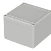 ABS enclosure, (L x W x H) 122 x 120 x 87 mm, light gray (RAL 7035), IP65, 63227200