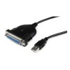 StarTech.com ICUSB1284D25 USB To Parallel Adapter Cable DB25