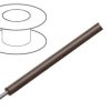 Przewód HookUp Wire d: 24AWG drut Cu PTFE brązowy 600V 30,5m 2854/1 BR005