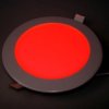 Panel led okragły Round 12W 230V czerwony