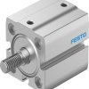Siłownik kompaktowy skok: 50mm Festo Ø 25mm dwustronnego działania Action ADN-S-25-50-A-P-A