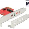 89889 PCI Express card > 1x internal M.2 key E - low profile form fact