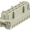 Wkładka złącza dużej mocy 24-pinowe HARTING Żeńskie 16A Han E 24 4 mm² Kabel Prosty
