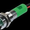 Q8R3CXXG12E Indicator LED, 12 V DC, 8 mm, wired, green/BrC