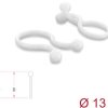 22063 Cable Drill Ø 13 mm transparent, 100 pieces