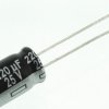 Kondensator 220μF 25V dc Radialny, Otwór przelotowy Panasonic roztaw: 3.5mm 8 (Dia.) x 11.5mm