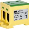 Złączka szynowa 2-torowa 35-150mm2 żółto-zielona EURO multiOTL 150 2xAl/Cu 607150 E