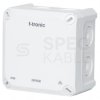 Puszka instalacyjna natynkowa NFK08 85x85x54mm hermetyczna IP66 bezhalogenowa LSOH biała NEPTUN Compact F-TRONIC