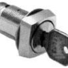 Keylock, square, (L x W) 25.4 x 25.4 mm, metal, for key switch, 3-1437597-4