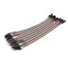 Przewody połączeniowe żeńsko-męskie 20cm raster 2.54mm 40 sztuk