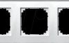 489519 M-PLAN, cover-frame, 5-gang, real glass, brilliant white