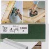 Zszywka typu 53 Bosch Accessories 2609255857, N/A, Wymiary (D x S) 4 mm x 11.4 mm, 1000 szt.