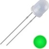 LED, THT, Ø 5 mm, green, 520 nm, 2500 mcd, 30°, 2111O169