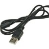 Kabel USB wtyk A - wtyk DC 2.5/5.5, długość 1m; AKS