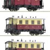 Wagon osobowy Roco 6200063 Wagon osobowy Roco 6200063 Zestaw H0 3 pociągów pasażerskich kolei zębatej Sonnblick Railway
