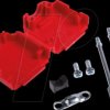 MHDPPK9-R-K D-Sub cap, 9-pin, straight, red, size E