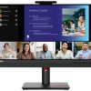 Lenovo ThinkVision T24v-30 Monitor EEK E (A - G) 61 cm (24 cal) 1920 x 1080 px 16:9 6 ms VGA, HDMI, DisplayPort, USB-B,