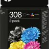 Zestaw tuszy HP 308