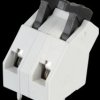 AST0470204 2-pin spring loaded terminal, 7.5-mm pin spacing, 45°